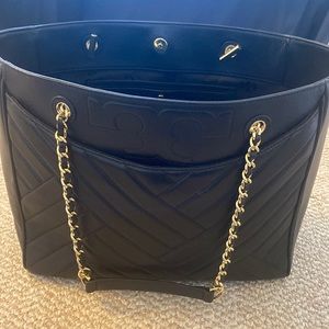 Tory Burch McGraw Chain Slouchy Shoulder Tote